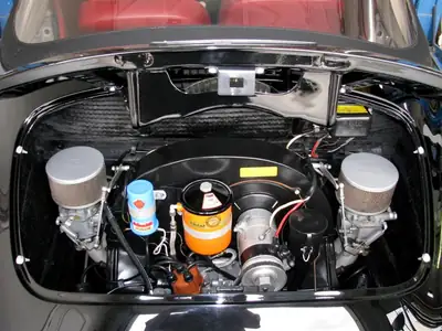 Porsche 356 A Cabriolet 1600 S 1959 — Légende restaurée, matching numbers et certificat d'authenticité — Miniatur 12