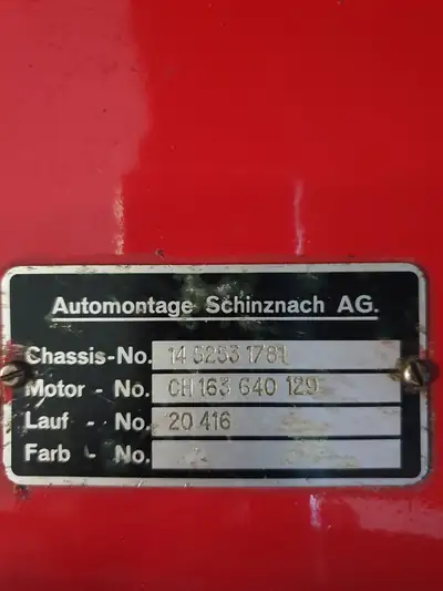 Chrysler Valiant 1965 — Cabriolet de légende avec immatriculation Vétéran — tableau de bord