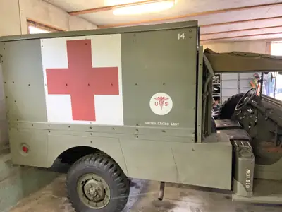 Dodge WC KD-64 1944 — Véhicule militaire de collection d'exception, sans accident — tableau de bord