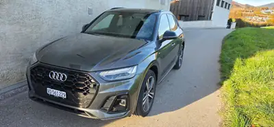 Audi Q5 50 TFSI e PHEV S line — SUV hybride rechargeable, 22'000 km, véhicule suisse — côté