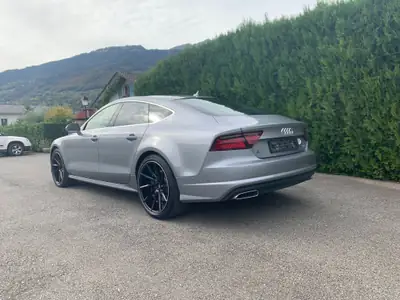 Audi A7 Sportback 3.0 TDI S-tronic — Berline sportive diesel, entretien Audi complet — Heckansicht