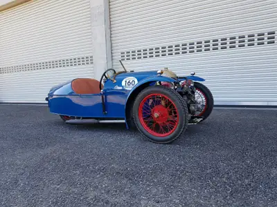 Morgan Threewheeler Supersports 1931 — Légendaire britannique, moteur JAP, fraîchement révisé — côté