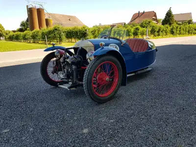 Morgan Threewheeler Supersports 1931 — Légendaire britannique, moteur JAP, fraîchement révisé — détail