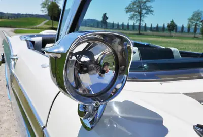 Ford Fairlane 500 Retractable Skyliner 1957 — Cabriolet légendaire, toit rétractable unique — Miniatur 9