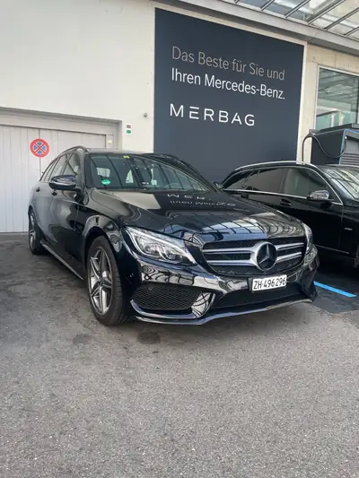 Mercedes-Benz C 220 BlueTEC AMG Line — Break diesel premium, 90'000 km, toit ouvrant — vue extérieure
