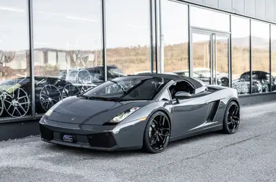 Lamborghini Gallardo 5.0 V10 Spyder — Cabriolet légendaire, embrayage neuf et jantes performantes — rear view