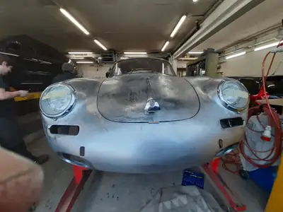Porsche 356 S T6 1962 — Légende des années 60, restauration complète carrosserie — dettaglio