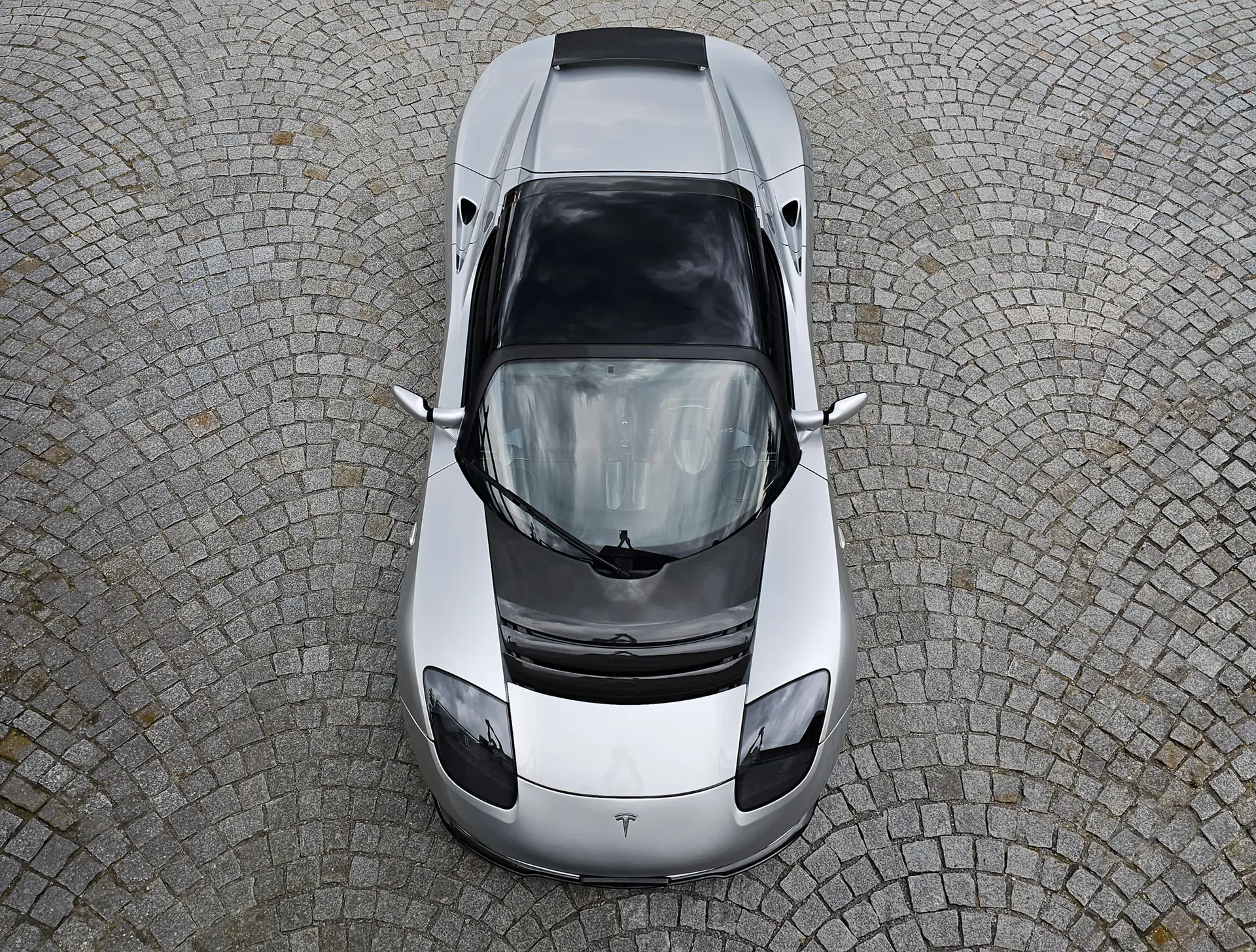 Tesla Roadster Sport 2010 — Cabriolet électrique iconique, 17'350 km, Hardtop panoramique — Außenansicht