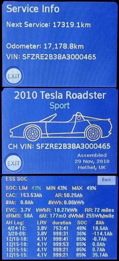Tesla Roadster Sport 2010 — Cabriolet électrique iconique, 17'350 km, Hardtop panoramique — Miniatur 15