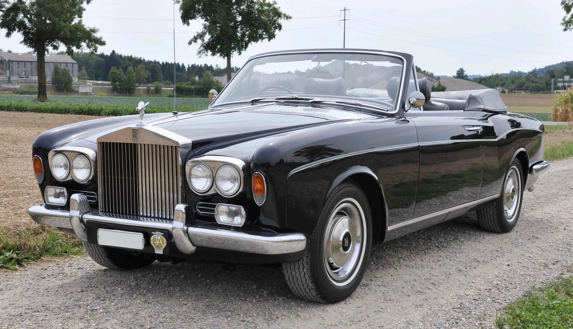 Rolls-Royce Corniche DHC 1970 — Cabriolet de prestige, modèle rare série A1 — vista esterna