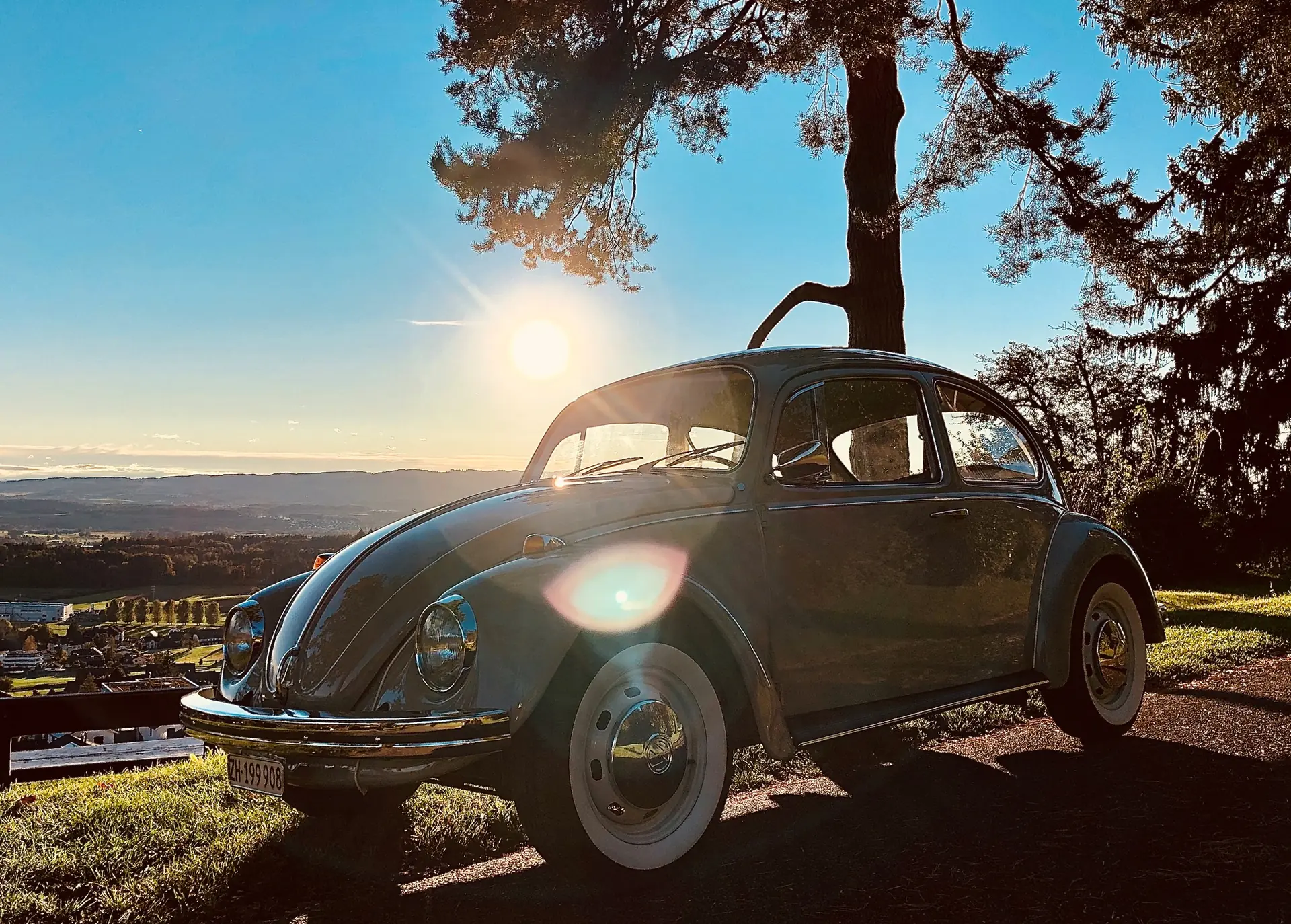 VW Käfer 1300 1968 — Légende restaurée, statut vétéran, état d'exception — Außenansicht