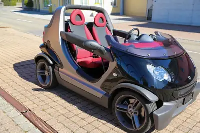 Smart Fortwo Crossblade 2002 — L'icône cabriolet compacte, 14'500 km seulement — arrière