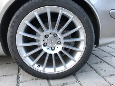 Mercedes-Benz SLK 320 — Cabriolet sportif 2004, rare Cubanitsilver, 67000 km — Miniature 11