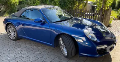Porsche 911 Cabrio Carrera 2008 — Cabriolet de légende, moteur neuf, 81'000 km — Seitenansicht