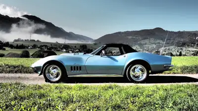 Chevrolet Corvette Cabriolet 1968 — Légende américaine, 264 ch, faible kilométrage — côté