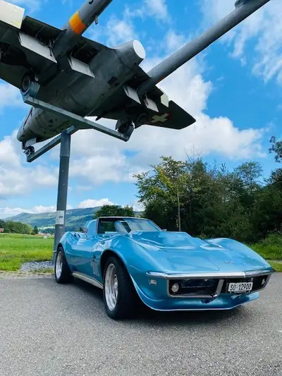 Chevrolet Corvette Cabriolet 1968 — Légende américaine, 264 ch, faible kilométrage — détail