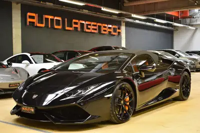 Lamborghini Huracán LP610-4 Spyder DCT — Supercar décapotable, 49 000 km seulement — vue extérieure