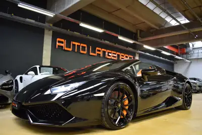 Lamborghini Huracán LP610-4 Spyder DCT — Supercar décapotable, 49 000 km seulement — Miniature 11