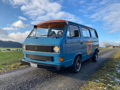 VW T3 Typ 2 — Le classique utilitaire des années 1980, kilométrage authentifié — côté