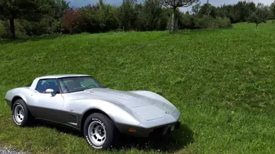 Chevrolet Corvette 25 Anniversary 1978 — Légende américaine restaurée, moteur 5.7L — vista esterna