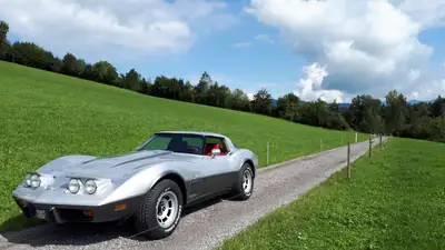 Chevrolet Corvette 25 Anniversary 1978 — Légende américaine restaurée, moteur 5.7L — Miniatura 10