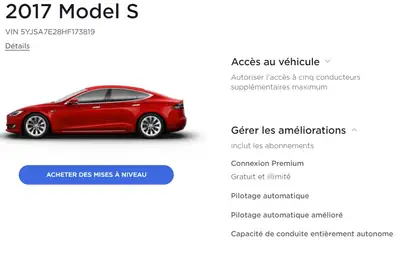 Tesla Model S 75D — Berline électrique haute performance, FSD intégré, 154000 km — Miniatura 9