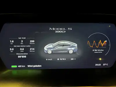 Tesla Model S 100 D — Berline électrique haute performance, AWD et Autopilot — Miniatura 10