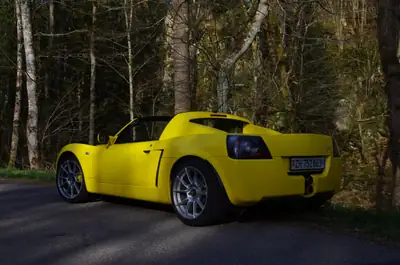 Opel Speedster 2.2 Kompressor — Cabriolet sportif surcompressé, 265 ch, kilométrage préservé — vista posteriore