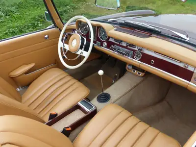 Mercedes-Benz SL 230 1965 — Chef-d'œuvre cabriolet vintage, révision complète spécialiste — Seitenansicht