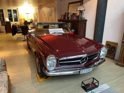 Mercedes-Benz SL 230 1965 — Chef-d'œuvre cabriolet vintage, révision complète spécialiste — Innenraum