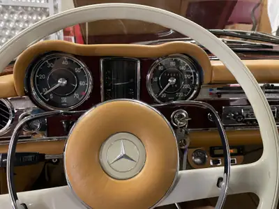 Mercedes-Benz SL 230 1965 — Chef-d'œuvre cabriolet vintage, révision complète spécialiste — Miniatur 9