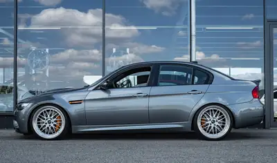BMW M3 G-POWER 500 CV — Berline sportive haute performance, suspensions KW ajustables — exterior view