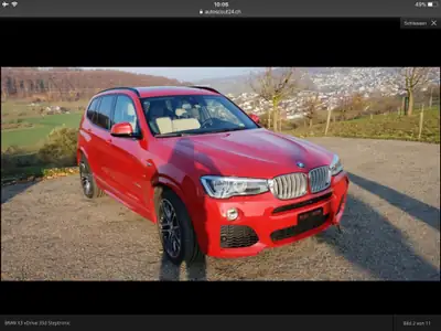 BMW X3 xDrive 35d — SUV diesel premium, équipement complet et phares LED adaptatifs — side view