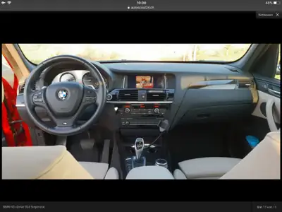 BMW X3 xDrive 35d — SUV diesel premium, équipement complet et phares LED adaptatifs — Thumbnail 11