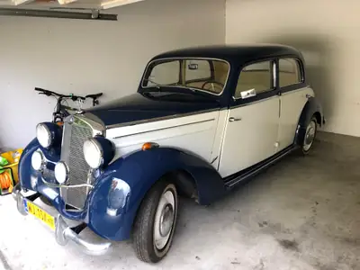 Mercedes-Benz V 170 W136 1954 — Berline vintage authentique, 89'250 km, sans sinistre — vue extérieure