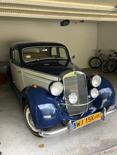 Mercedes-Benz V 170 W136 1954 — Berline vintage authentique, 89'250 km, sans sinistre — côté