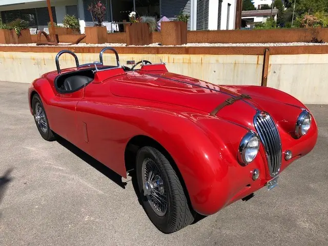 Jaguar XK140 Roadster OTS 1957 — Légende cabriolet anglaise, 190 ch authentiques — Außenansicht