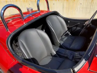 Jaguar XK140 Roadster OTS 1957 — Légende cabriolet anglaise, 190 ch authentiques — Heckansicht