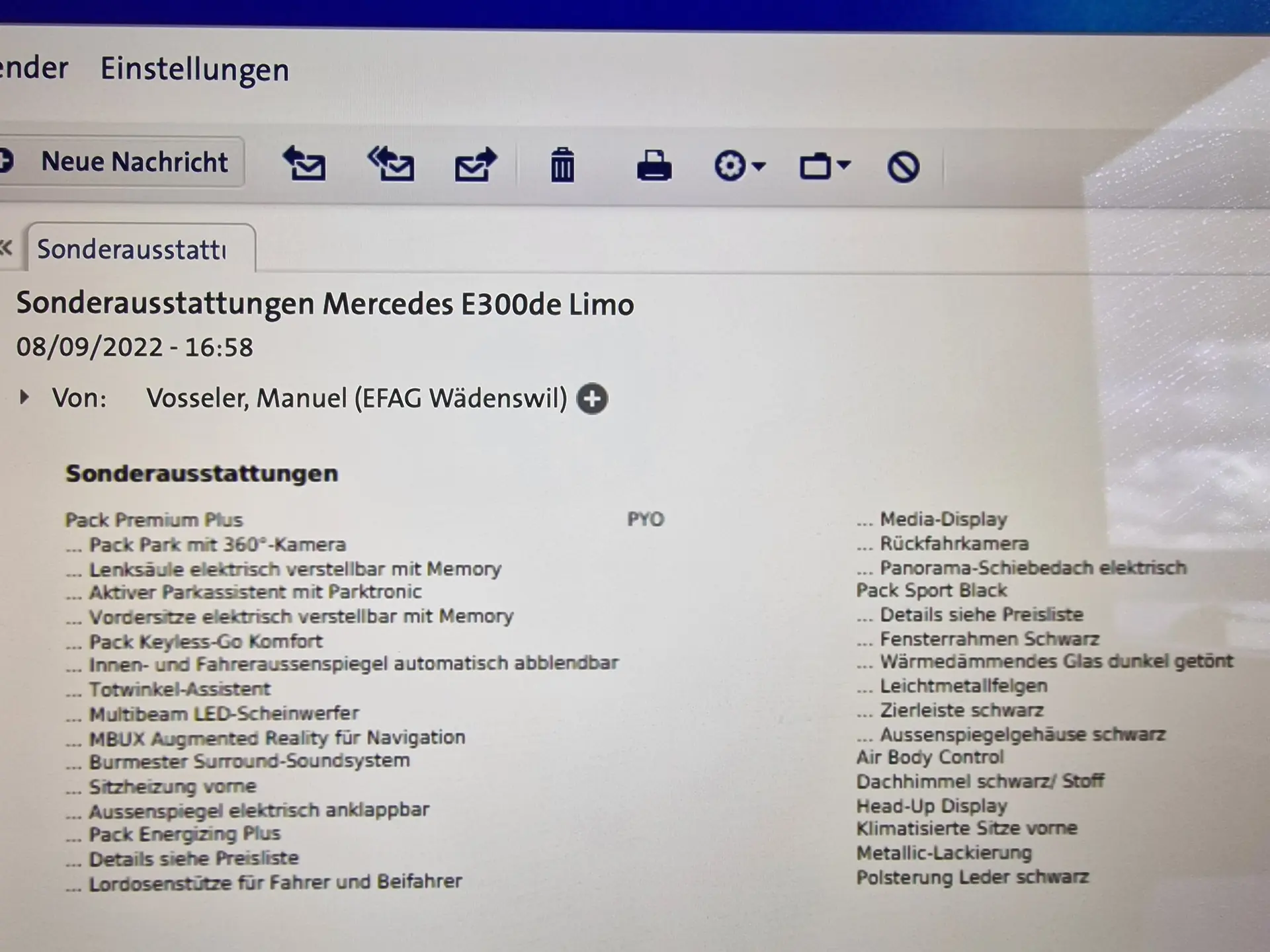 Mercedes-Benz Classe E 2022 occasion Horgen — 3