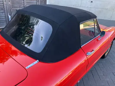Alfa Romeo Spider 1600 Duetto Osso di Seppia 1966 — Cabriolet mythique, faible kilométrage — Miniatura 7