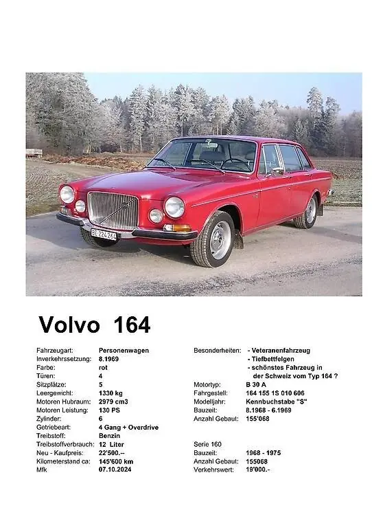 Volvo 164 1969 occasion Bern — 5