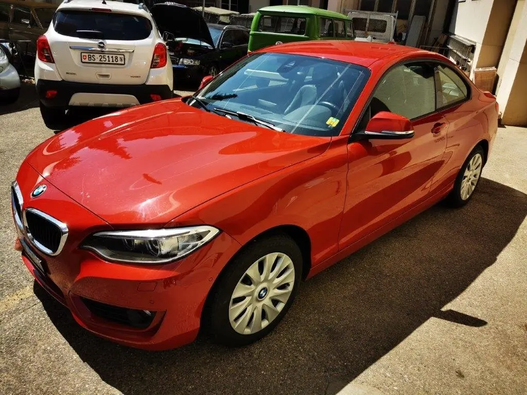 BMW 218 Coupé diesel 2015 — Élégance sportive et efficacité énergétique — Außenansicht
