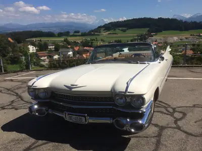 Cadillac Series 62 1959 — Chef-d'œuvre cabriolet américain, état impeccable — cruscotto