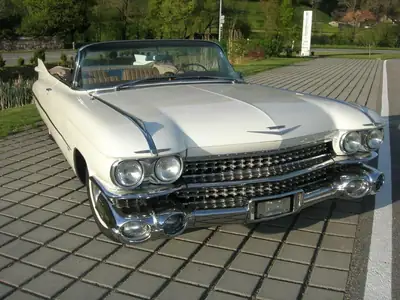 Cadillac Series 62 1959 — Chef-d'œuvre cabriolet américain, état impeccable — dettaglio