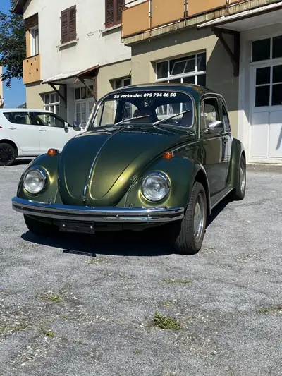 VW Käfer 1968 — Légende restaurée, essence 1500cc, authentique et remarquablement préservée — Seitenansicht