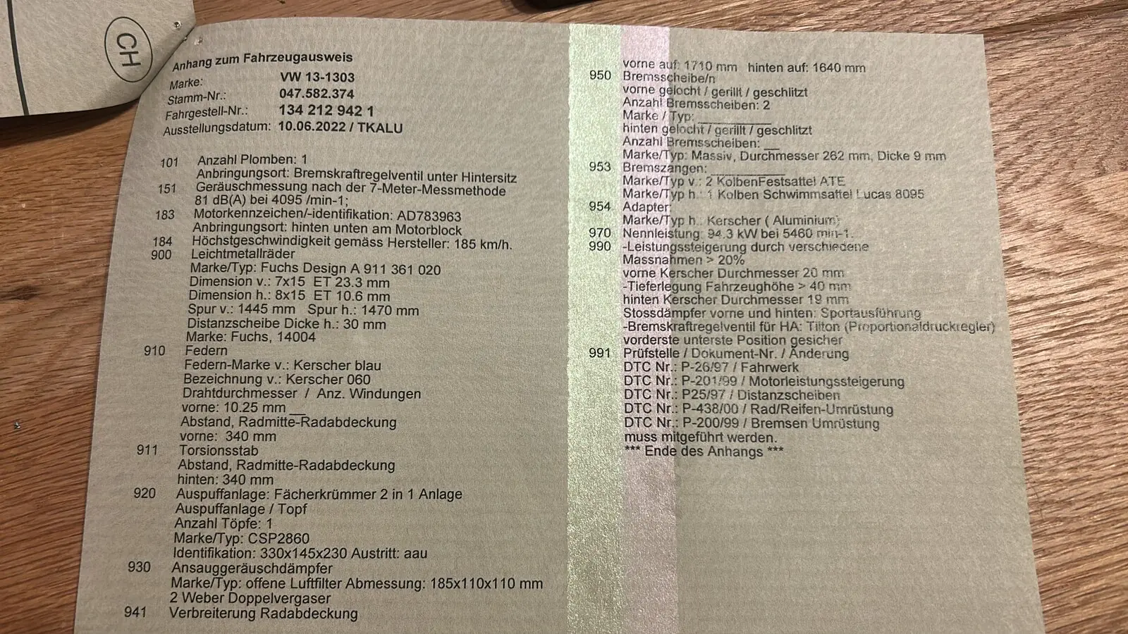 Volkswagen Kfer 1973 occasion Luzern — 5
