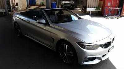 BMW 435 Cabrio Diesel — Cabriolet sportif X-Drive, 220'000 km, entretien BMW complet — interni