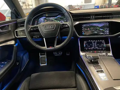 Audi A7 Hybrid 340 ch — Berline premium hybride, entretien impeccable — Detail