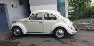 VW Käfer 1963 — Légende automobile avec immatriculation Veteranen — vista esterna