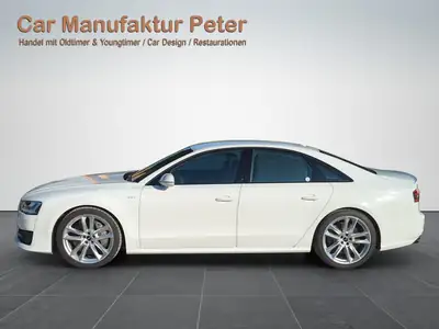 Audi S8 Plus 2017 — Berline sportive 605 ch, entretien Audi partenaire, sans sinistre — side view